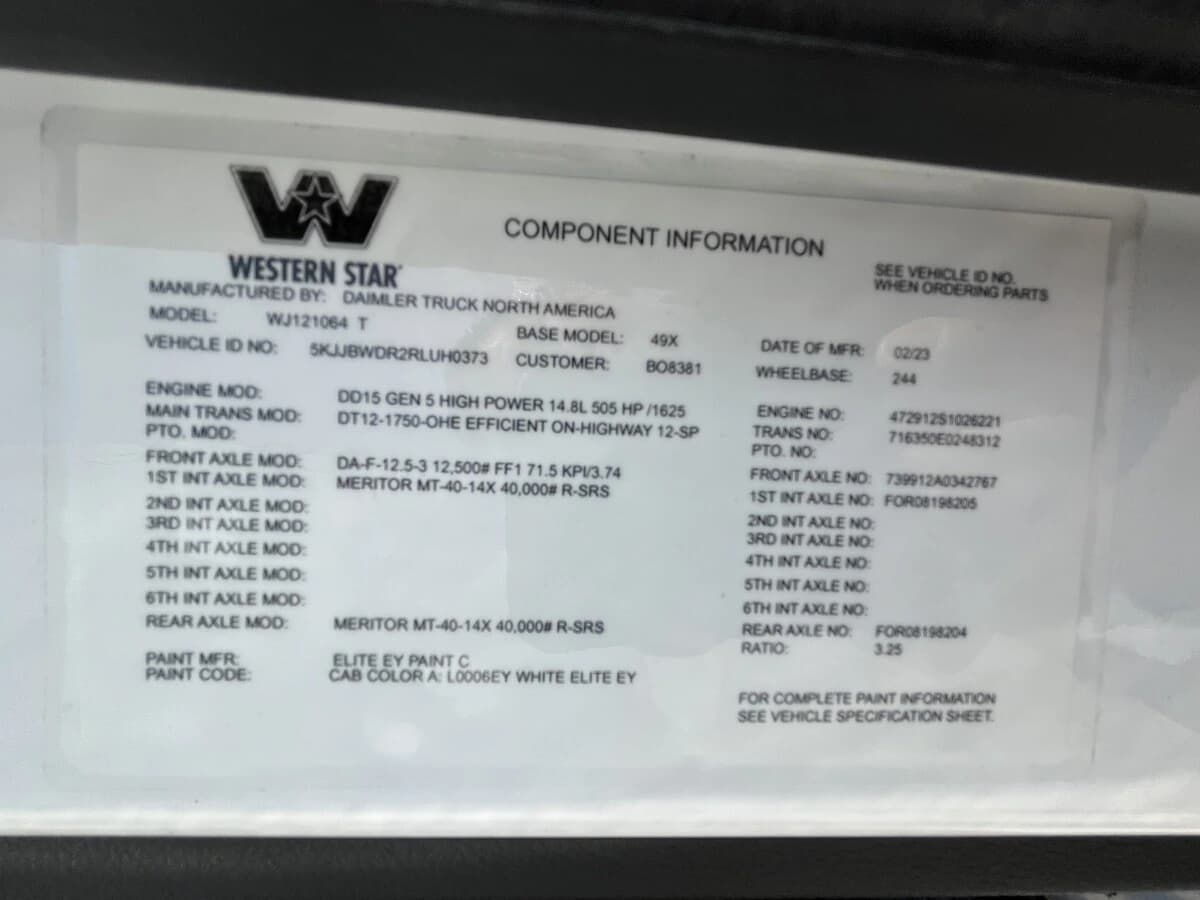 2024 Western Star 49X — photo 19