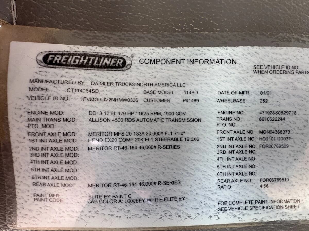 2022 Freightliner 114SD — photo 24
