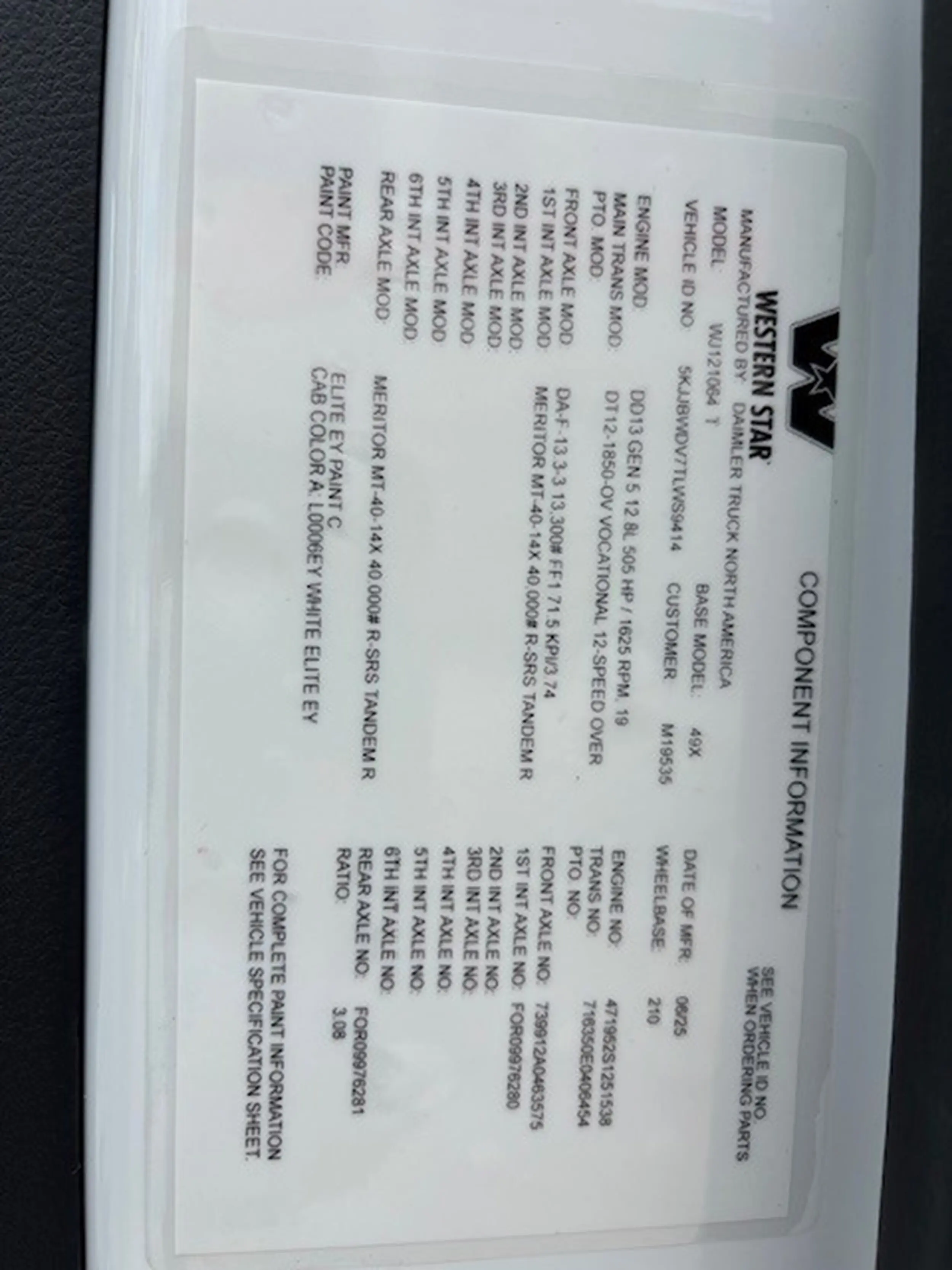 2026 Western Star 49X — photo 17