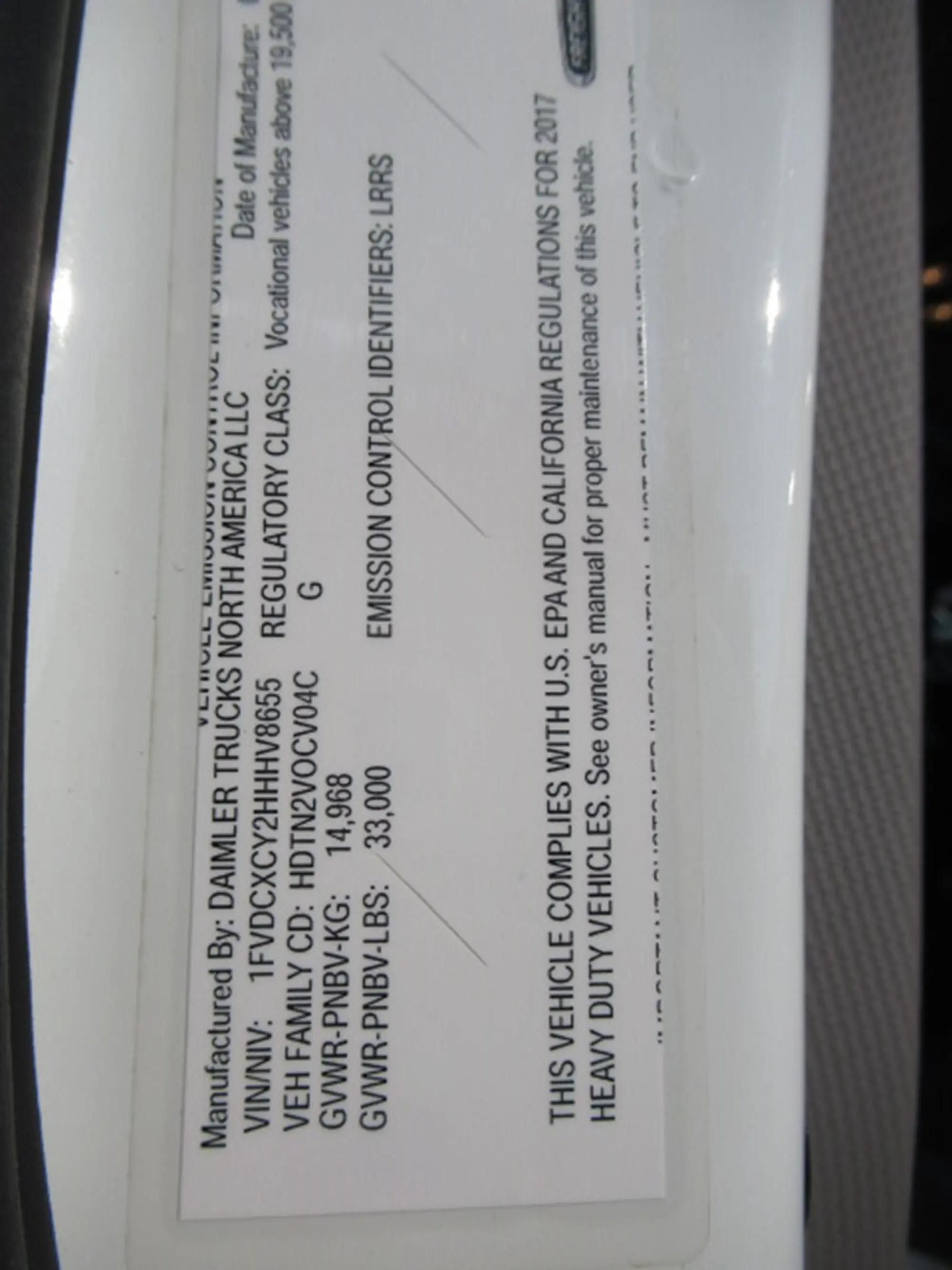 2017 Freightliner — photo 15