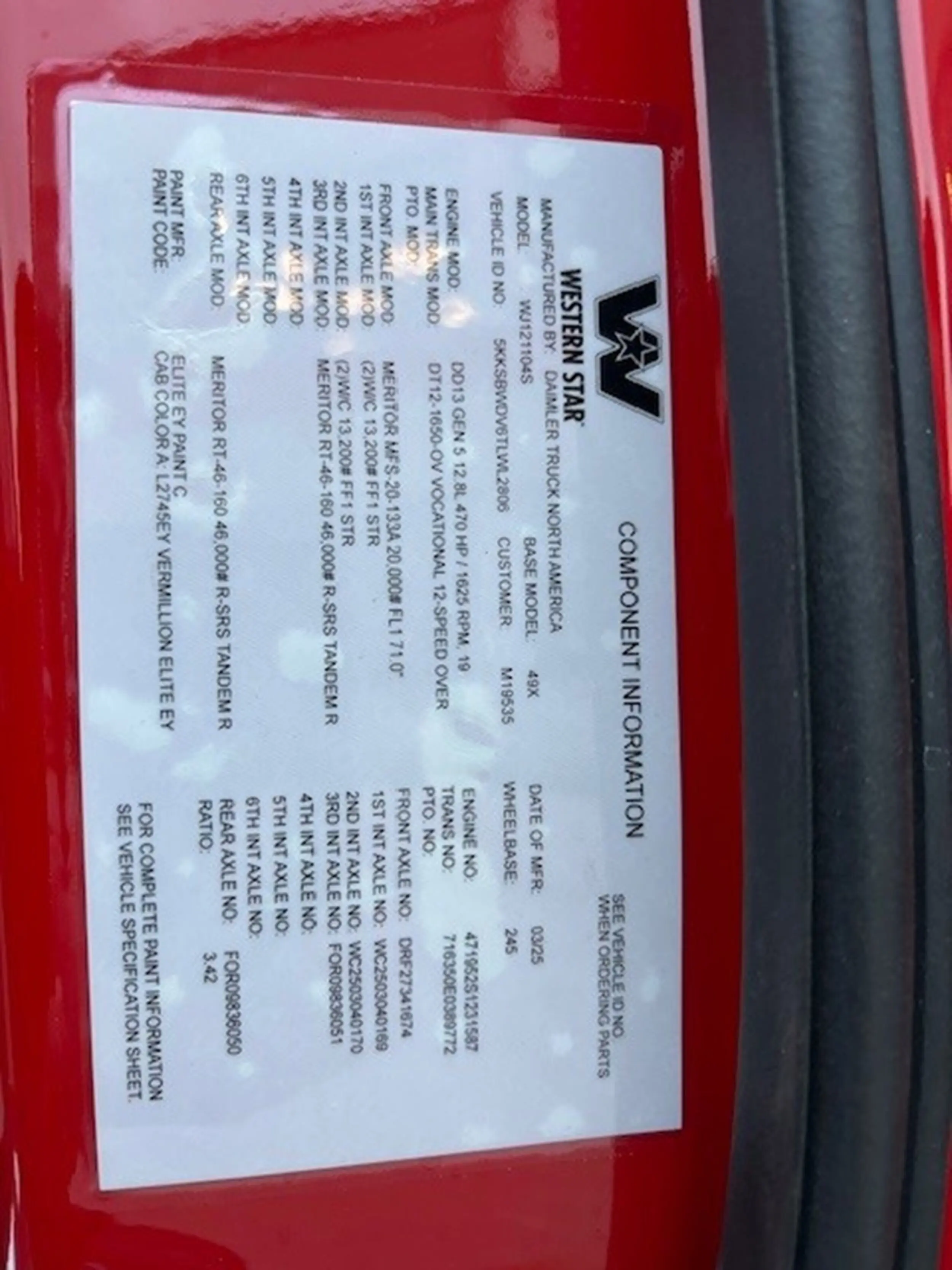 2026 Western Star 49X — photo 19