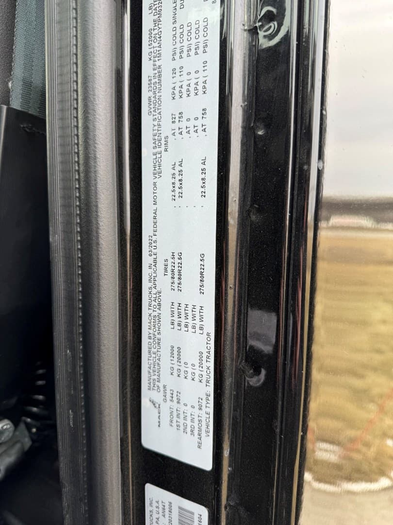 2023 MACK AN64T - USED TRUCKS SLEEPER — photo 23